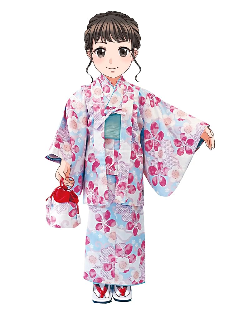 Amazon | [京都室町st．] 着物 100cm 女の子 子供着物